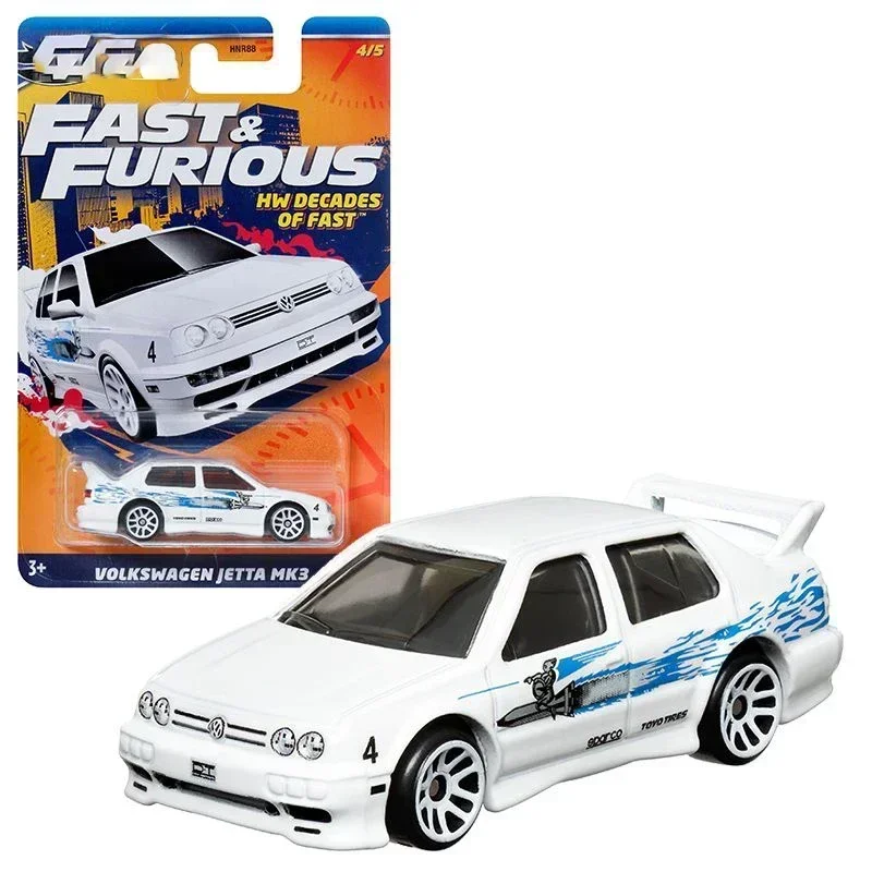 1/64 Car Fast & Furious Hw Decades Of Fast Boys Toy Diecast Hummer Volkswagen Jetta Mk3 Buick Grand National Camino Kid Toy Gift
