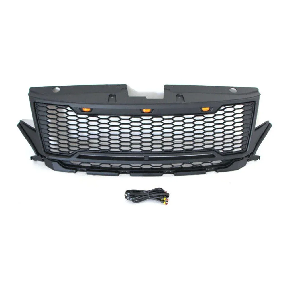 Car Body Kit Black/Grey Auto Grills Bumper Grill For Ford Edge 2011-2013 2014 Front Racing Grille Exterior Styling Accessories