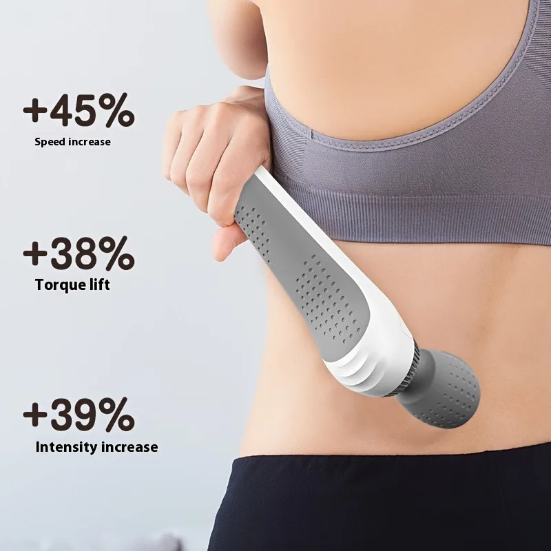 New Portable Handheld Massager USB Rechargeable Multifunctional Full Body Massage Gun Relax Neck Back Legs and Waist Masajeador gallery 4