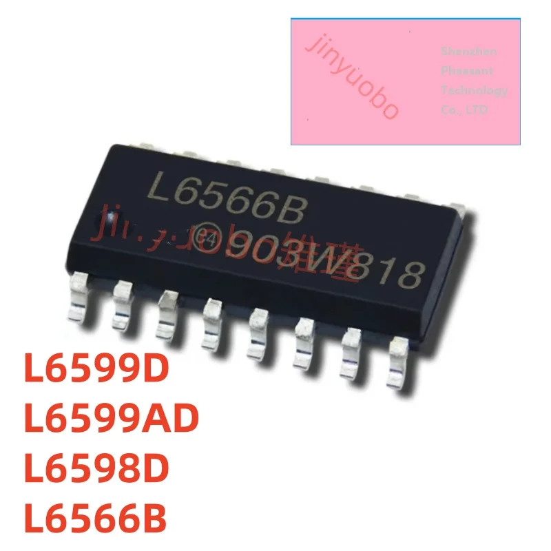 (5-20piece）100% New L6566B L6598D L6599AD L6599D L6566 L6598 L6599 SOP-16 LCD Board Common IC  Chipset