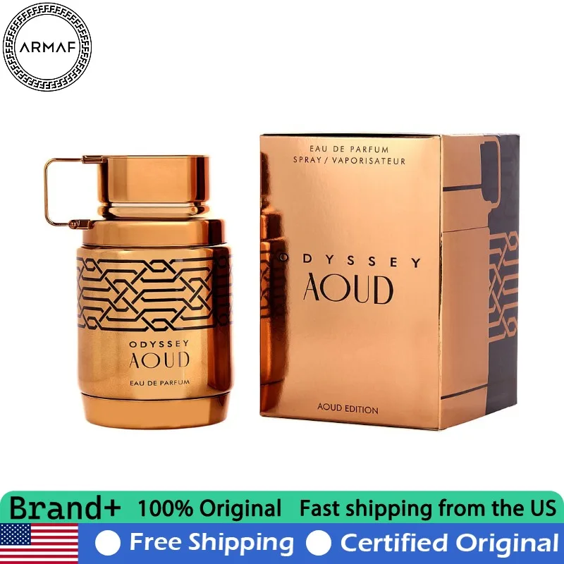 

Armaf Odyssey Aoud Eau de Parfum Spray 100 ML Lasting Woody Spicy Oud Fragrance for Men 3.4 Ounce Premium Arabian Perfumes