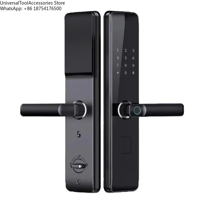 

1811 Aluminum Alloy Fingerprint & Password Electronic Door Lock for Home Security