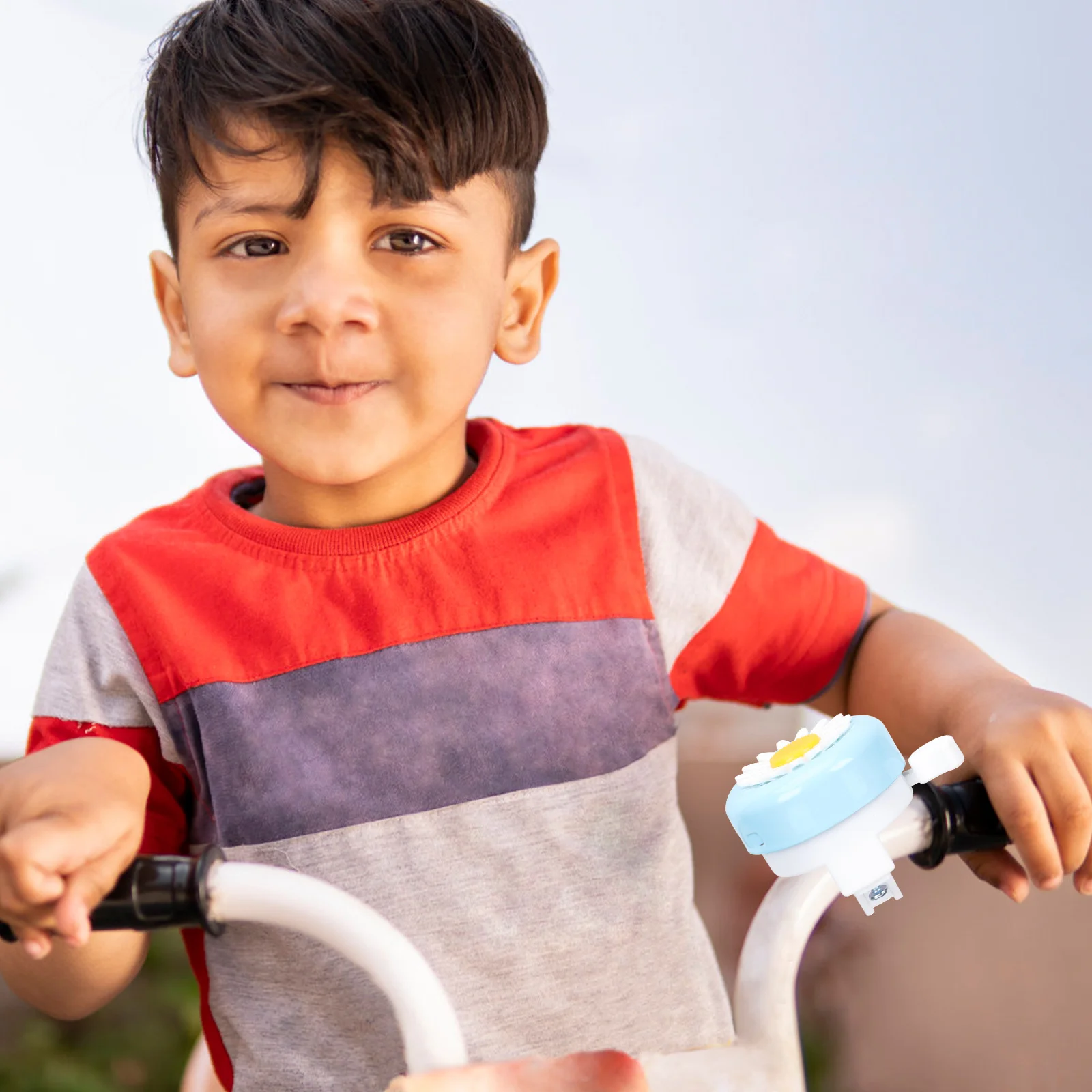 2 قطعة سبائك الصوت دراجة أطفال جرس زهرة نمط المسمار جبل مناسبة للأطفال دراجة اكسسوارات جرس الدراجة للأطفال #6