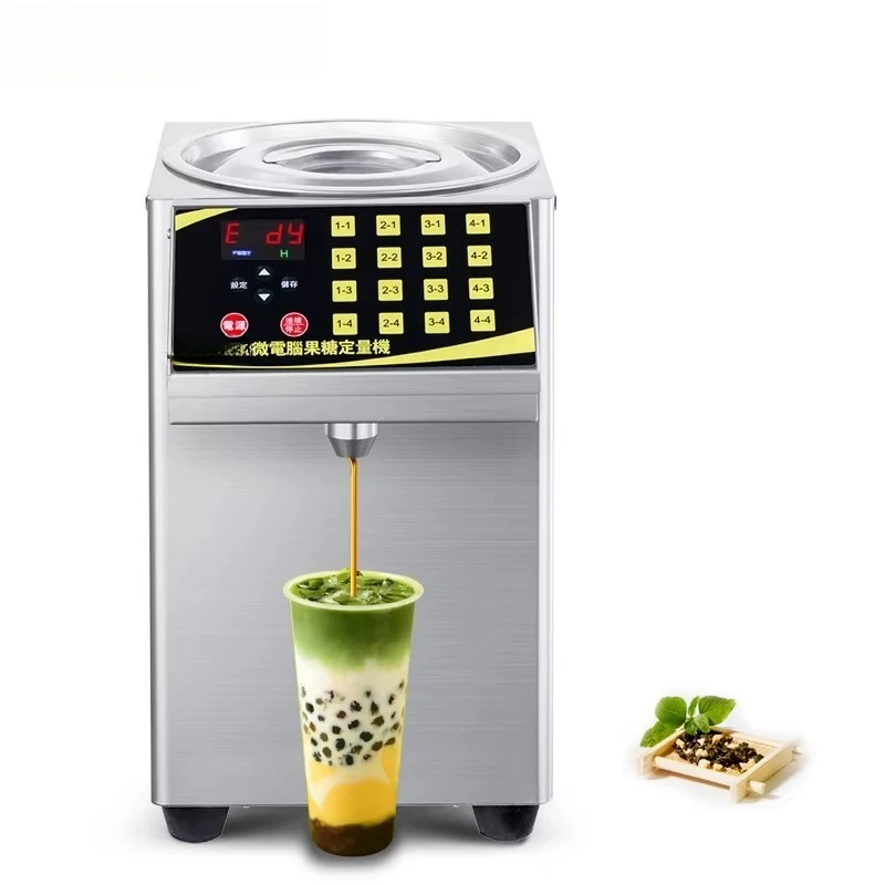 

Commercial Fructose Dispensers Machine Bubble Tea Syrup Dispensing Boba Tea Equipment