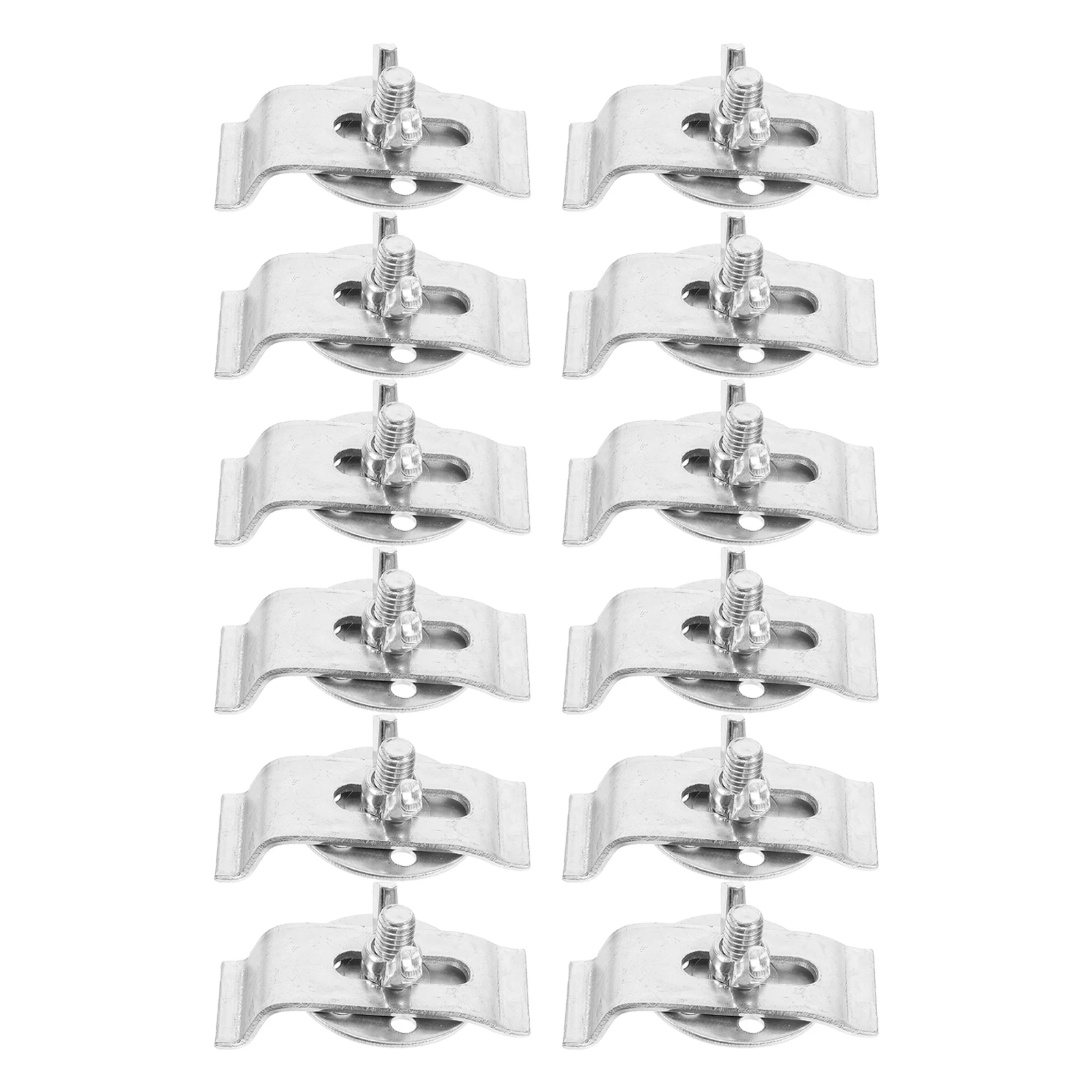 

12 set Clips Kitchen Accessories Undermount Support Metal Hardware Set For Countertop Installation Repair Kit Heavy Duty Sturdy