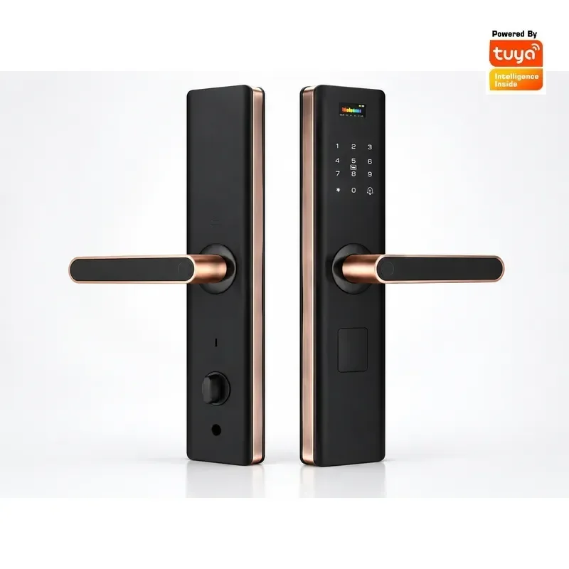 Tuya Password Lock One Grip Open Smart Door Lock Bedroom Password Electronic Lock for Wooden Door Household