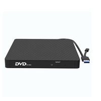 USB Portable DVD Drive USB3.0+Type-C Slim External DVD/CD/VCD Optical Drive Burner For Desktop Laptops