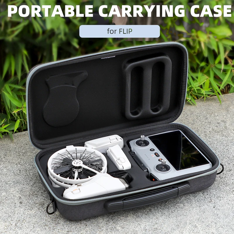 

Portable Hard Case for DJI Flip Shockproof Drop-proof Storage Bag with Shoulder Strap Soft Inner Top Cover for DJI Flip RC2/RC-N