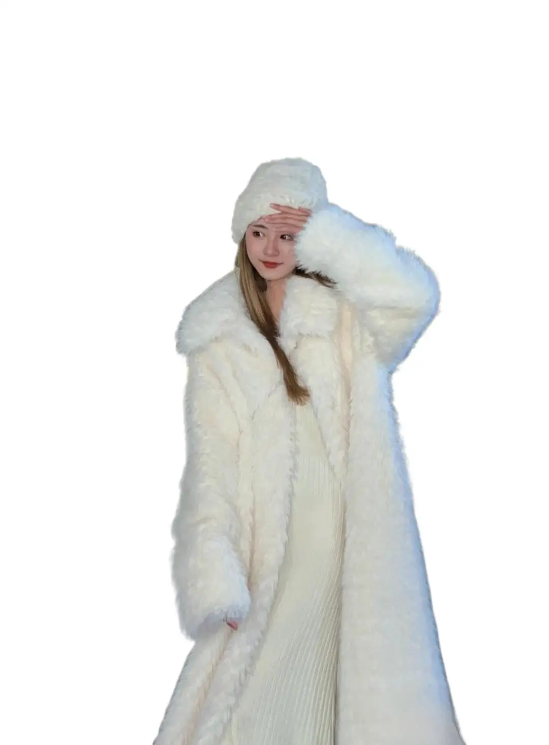 

Женская одежда 2025 года, темпераментное пальто из искусственного меха лисы, новинка зимы 1117