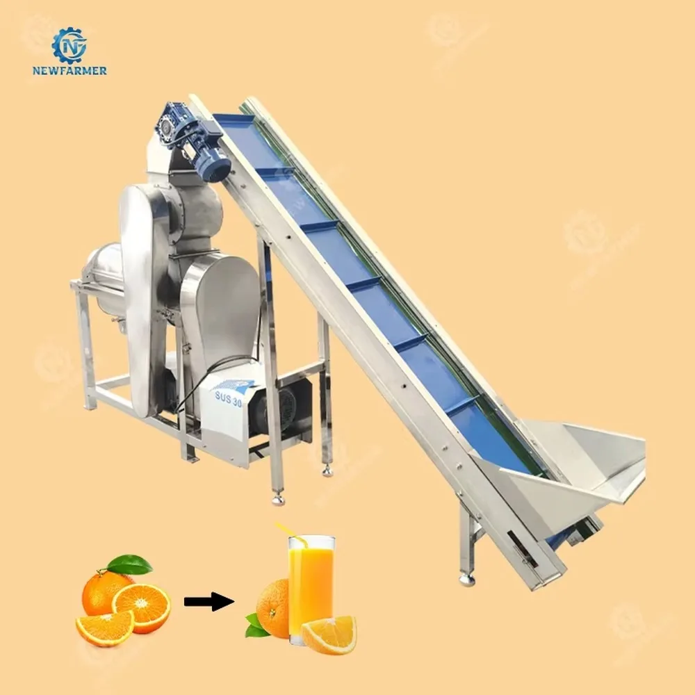 Commercial Stainless Steel Lemon Orange Juicer Machine Fruit Juicer for Soft Berry Juice Production Industrial