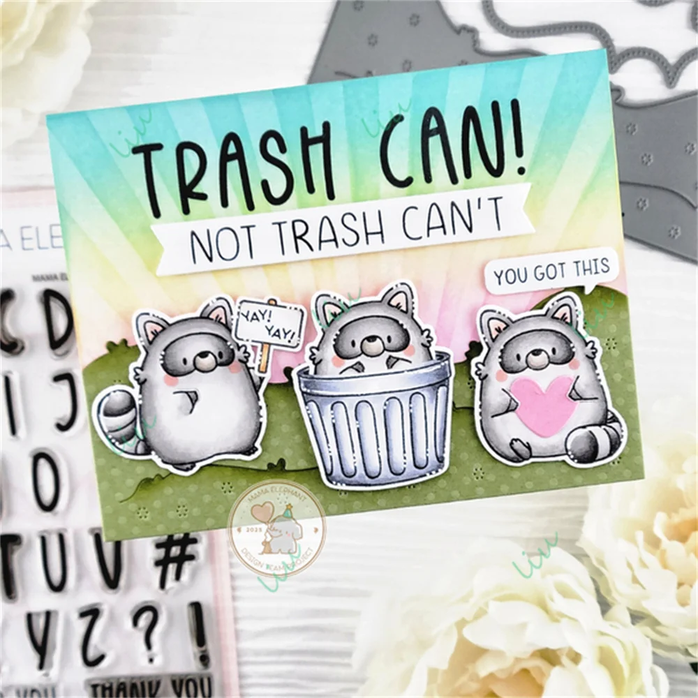 2025 مارس جديد ليتل الراكون حدود مستطيلة من شجرة كبيرة قطع المعادن القاطع يموت Stamps DIY بها بنفسك المنتجات اليدوية الديكور