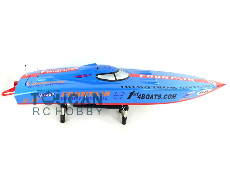 DTRC G26IP1 26CC Blue Fiber Glass 50KM/H Benzyna Racing ARTR RC Boat W/ System radiowy Łódź motorowa Boy Toys THZH0072-SMT7