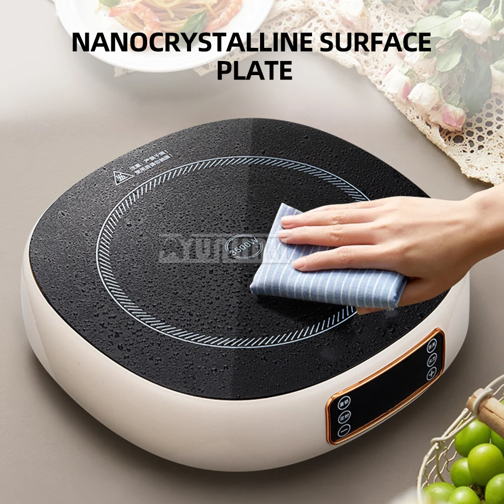 Multifunctional Round Smart Induction Cooker 3500W Electric Heating Furnace Water Boiler Cooking Plate