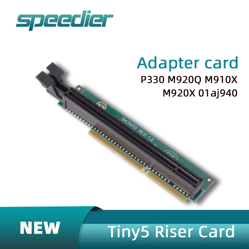 Tiny4/5/6/8 Version Riser Card M920x M720Q Adapter Board P330 M910X P350 M90Q 01AJ940 PCI-E Adapter GPU Network / Graphics Card