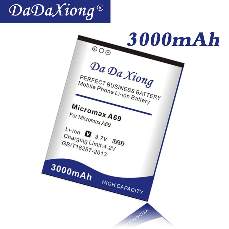 

Аккумулятор DaDaXiong 3000 мАч для телефона Micromax A69