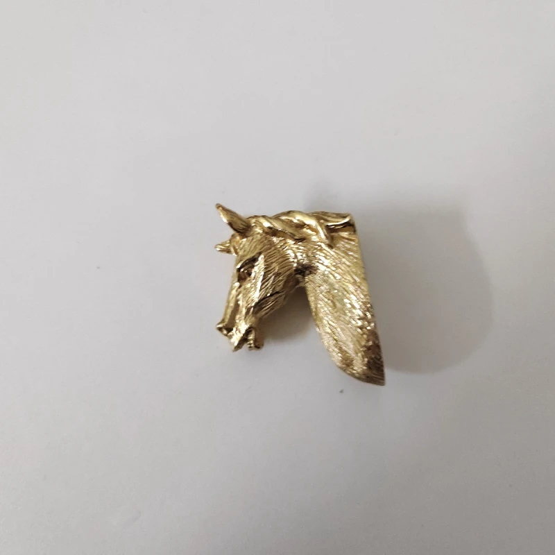 Brass Cute Horse Dog Deer Head Children's Cabinet Handle Home Decoration Wardrobe Dressing Table Pull Animal Furniture Hardware