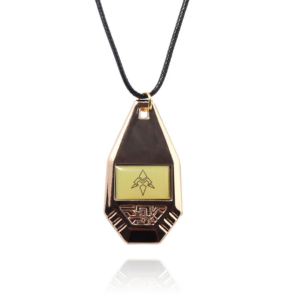 Anime Digimon Abenteuer Halskette Tag & Wappen digitale Monster Evolution Anhänger Halskette Seil Kette für Frauen Männer Cosplay Schmuck