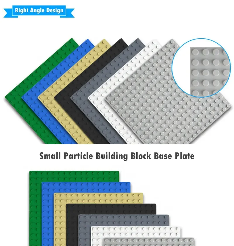 32x32x16x16 Noppen Kinder DIY Stadt-Bau-Grundplatten Kunststoff-Verbindungsbausteine Untergrundplatte Unterhaltungsspielzeug – Detail 14