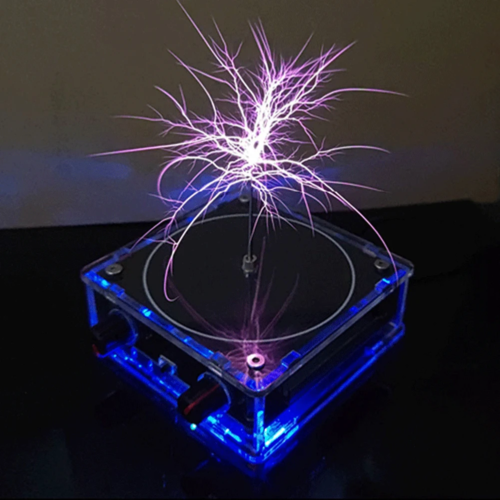 Music for Tesla Coil Speaker Bluetooth-Compatible Touchable Artificial Spark Palm for Tesla Coil Science Teaching Experimental