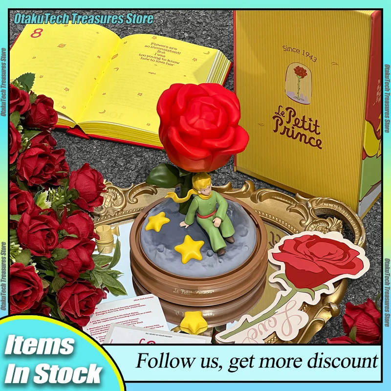 

Genuine Le Petit Prince Rose Decorative Night Light Bedside Bedroom Home Decor Sleep Lamp Desktop Ornament Birthday Gift