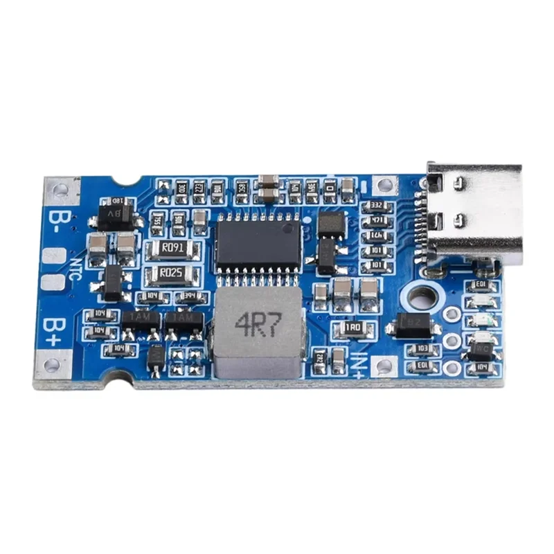 ABCL Type-C USB 2S 3S 4S BMS 4.5V-15V 18W 2A Lithium Battery Charging Module Support QC Fast Charge Temperature Protection 2S