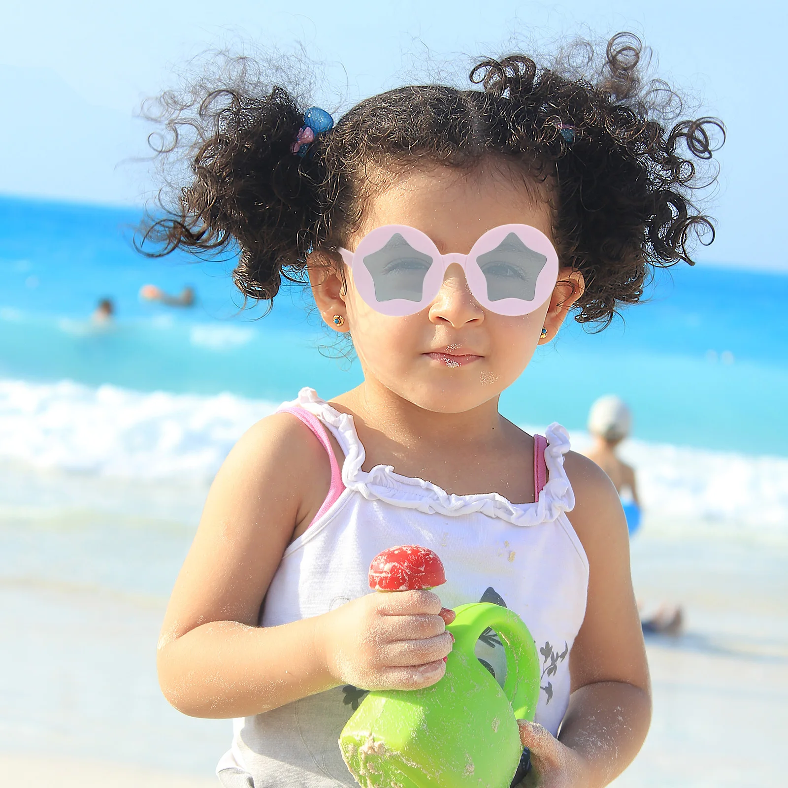 

4Pairs Sunglasses Stylish Fun Eyewear for Birthday Festival Accessory Lightweight Uv Protection Shades for