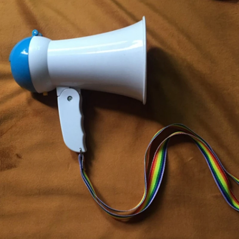 Megafono portatile pieghevole portatile altoparlante amplificatore registratore Bullhorn