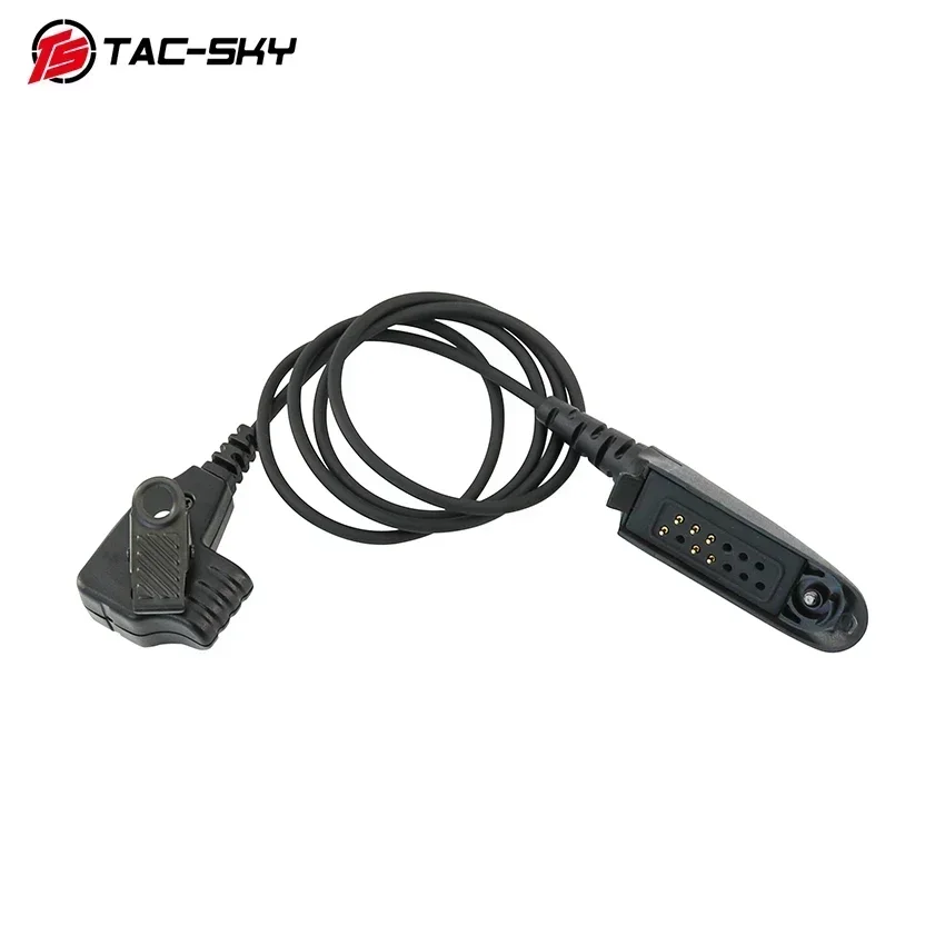 TAC-SKY Tactical Headset Handheld MIC Walkie Talkies Adapter for COMTA IPSC Version Shooting Headphones for GP320 GP328 GP140