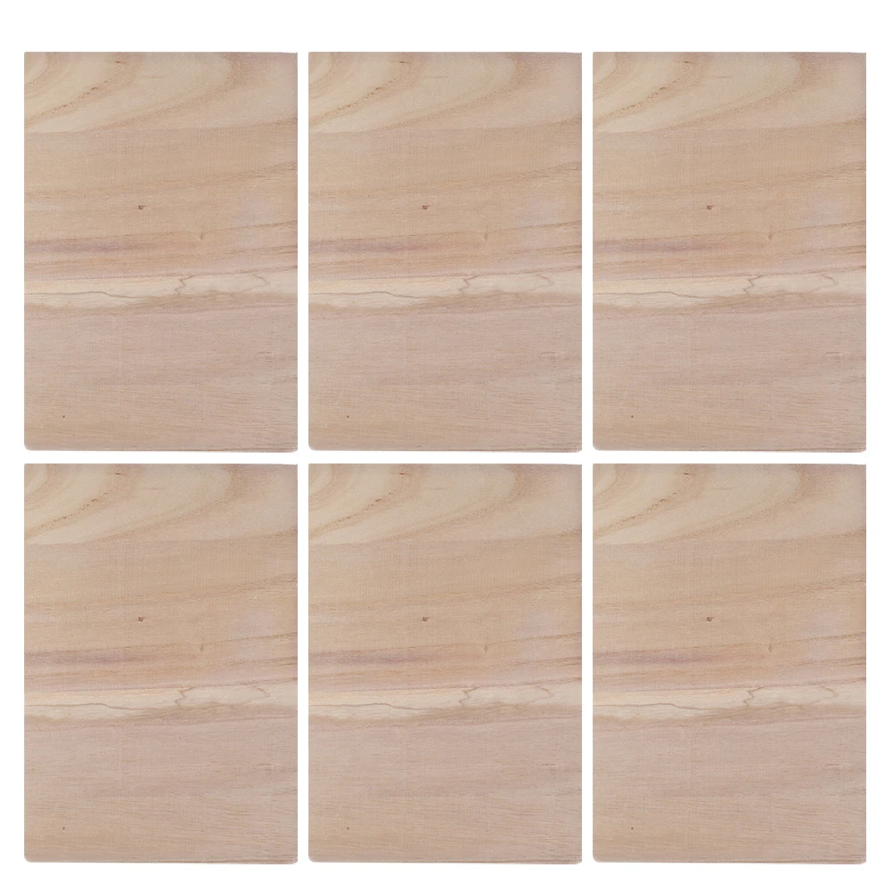 

6pcs Hitting Board Training Accessories Durable Wood Martial Equipment Taekwondo Karate Breaking Boards Practice Set