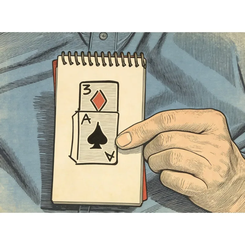 

Кардиографический фокус с картами от Мартина Льюиса: трюк с картами, иллюзия для сцены, профессиональный реквизит для фокусника