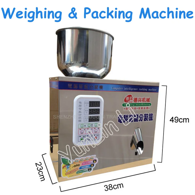 Automatic Tea Packaging Machine Weighing and Packing Machine Measurement of Particle Bag Processador De Alimentos Electri
