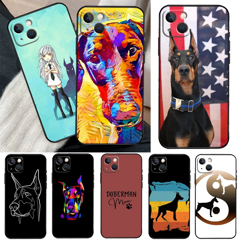 كارتون دوبيرمان الكلب لهواوي نوفا Y90 Y70 Y60 Y91 Y61 Y73 Y72 12s 12i 11i 8i 9 10 SE P40 Lite P60 P30 Pro #1