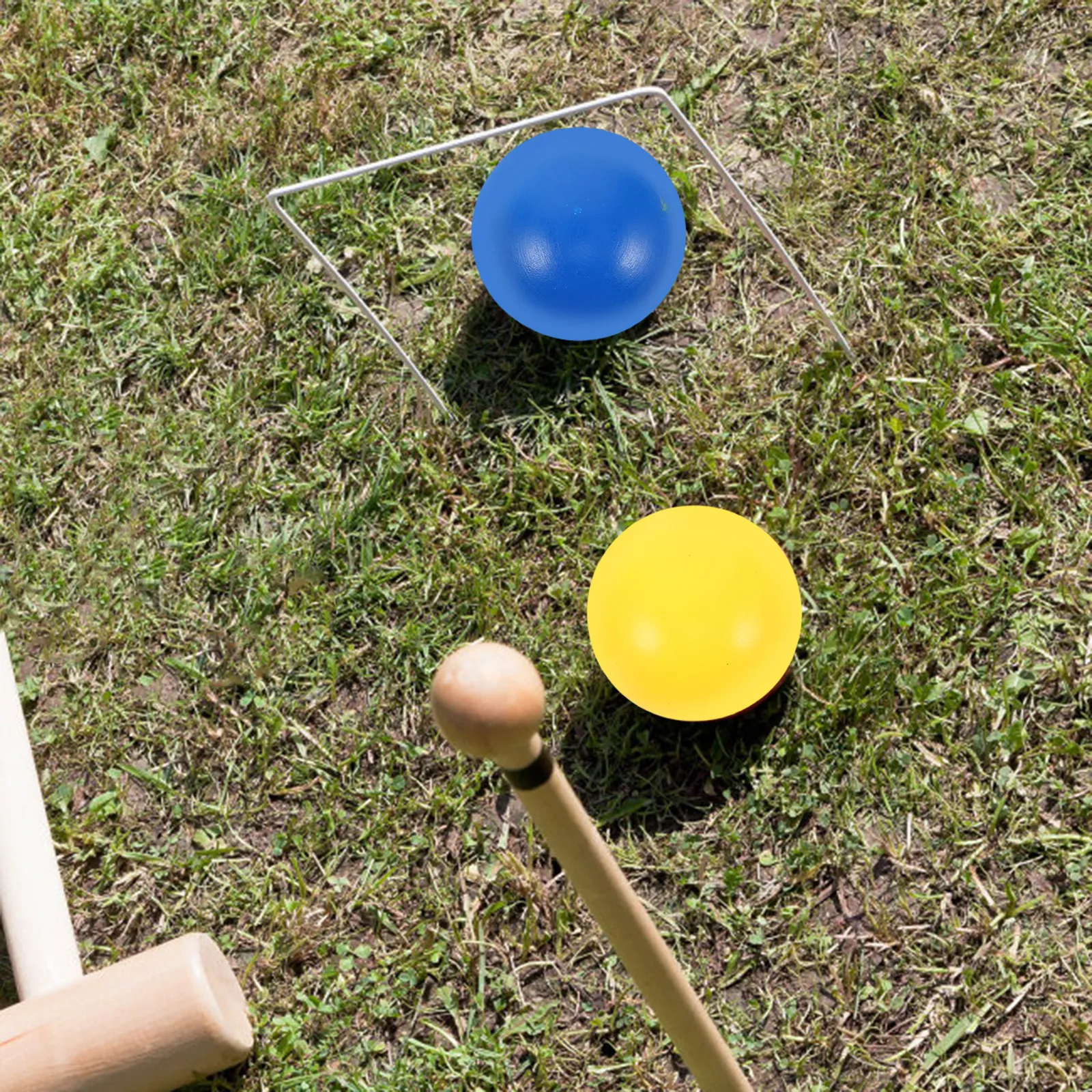 3Pcs Wooden Croquet Balls 4.5cm Natural Hardwood Replacement for Outdoor Garden Lawn Sports Recreational Croquet Accessories view 5