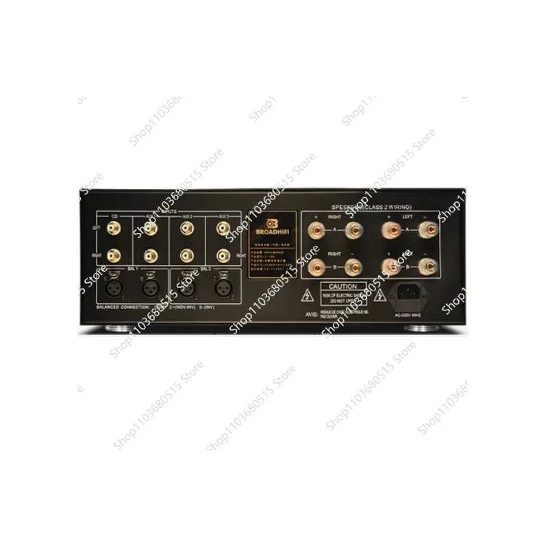 E405 Hi-Fi Amplifier 2x200W Class AB Fully Balanced Bridge Circuit Metal Chassis Home Audio HIFI High End