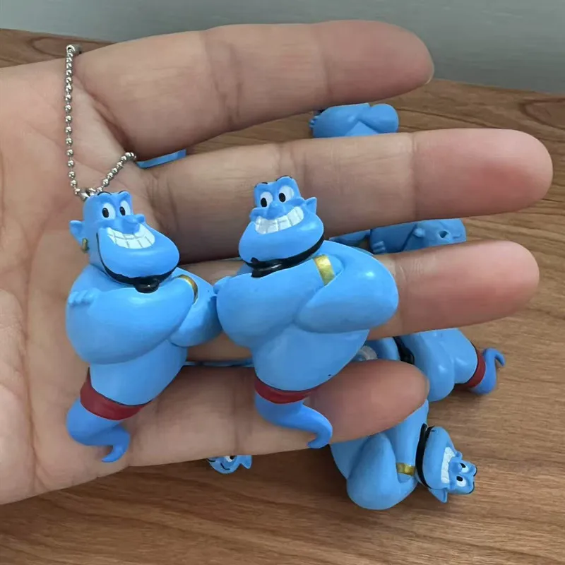 

10Pieces/lot 4.7cm High quality solid material Disney Aladdin genie ornament pendant DIY decoration