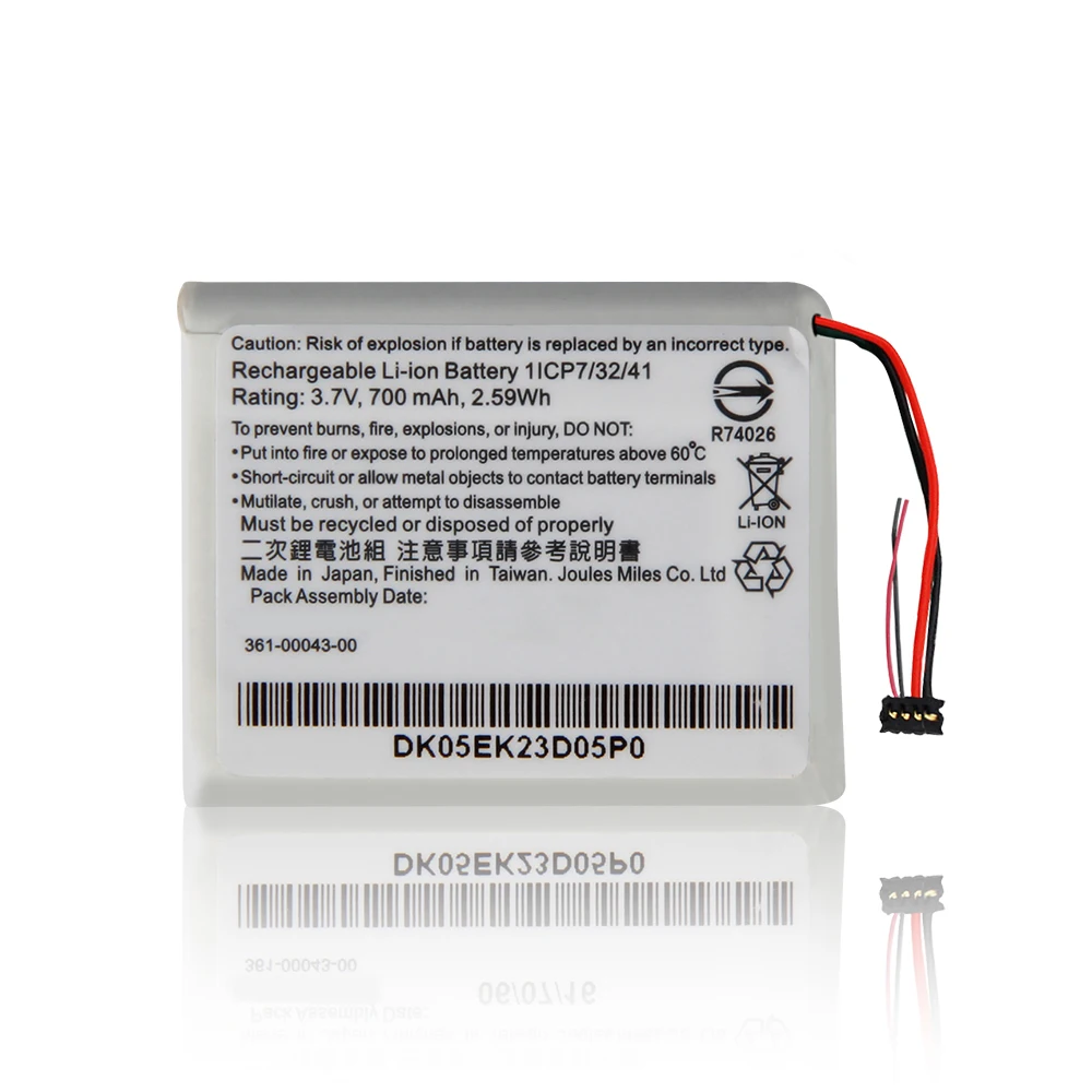 Nueva batería de repuesto 361-00043-00 para Garmin Edge 820 Edge 520 Edge 520 plus 500 200 205 GPS batería de ordenador de ciclismo