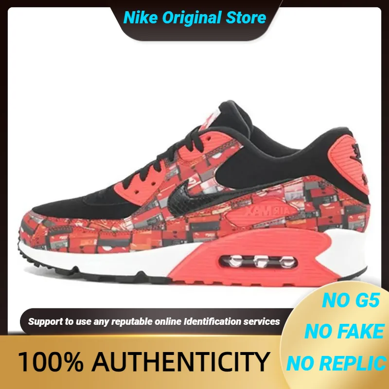 Nike Nike Air Max 90 Atmos We Love Nike Bright Crimson Sneakers shoes AQ0926-001