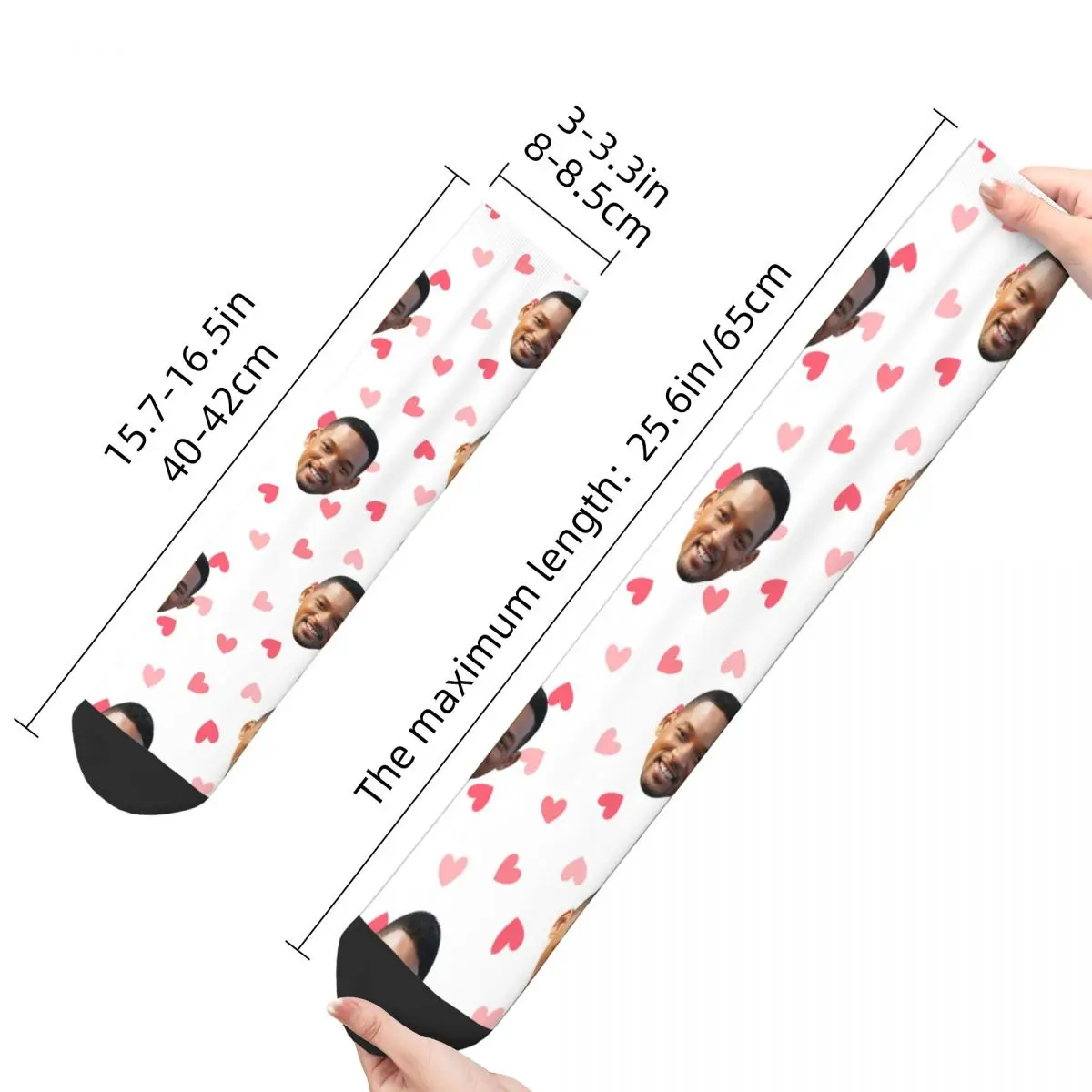 Funny Custom Socks Face Photo Picture Socks Customized Wife Husband Girlfriend Boyfriend Valentines Xmas Gifts Personalized Sock