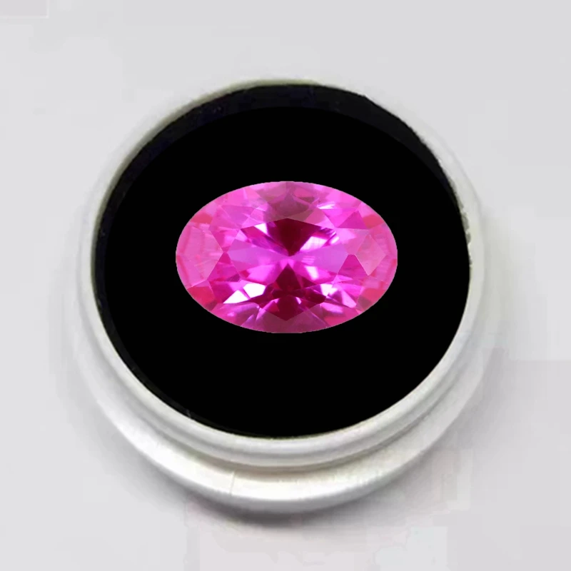 Large Pink Ruby 13x18mm Sri-Lanka Oval Cut VVS Loose Gemstone For Diy Jewelry Making