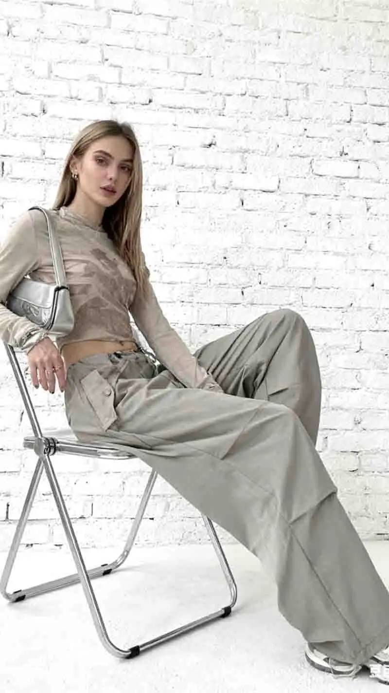 

Брюки-карго женские военные четырехсезонные хлопковые джоггеры спортивные спортивные штаны из спандекса для бега на шнурках с карманами сексуальные