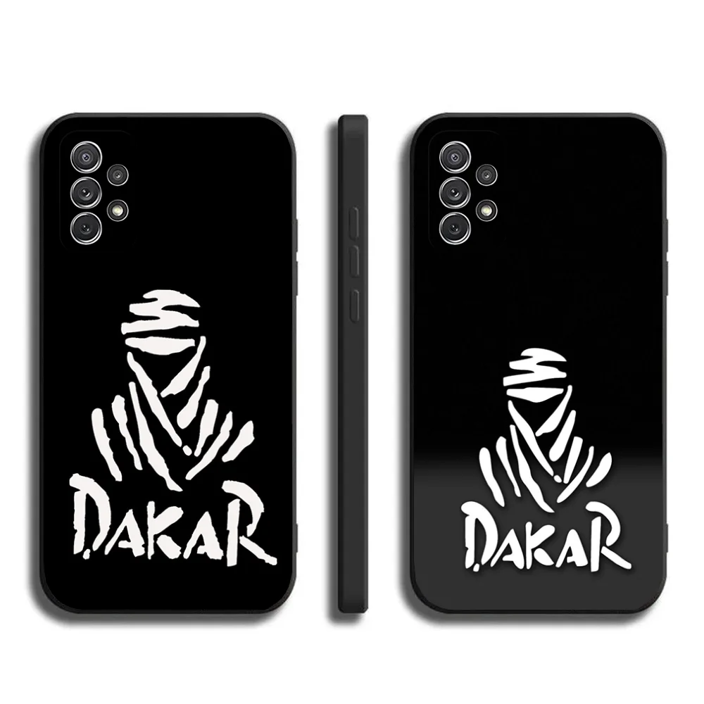 Rally D-Dakar Logo Phone Case For Samsung Galaxy A20,A21s,A22,A31,A32,A52,A53,A72,73,A80,A91Soft Black Cover