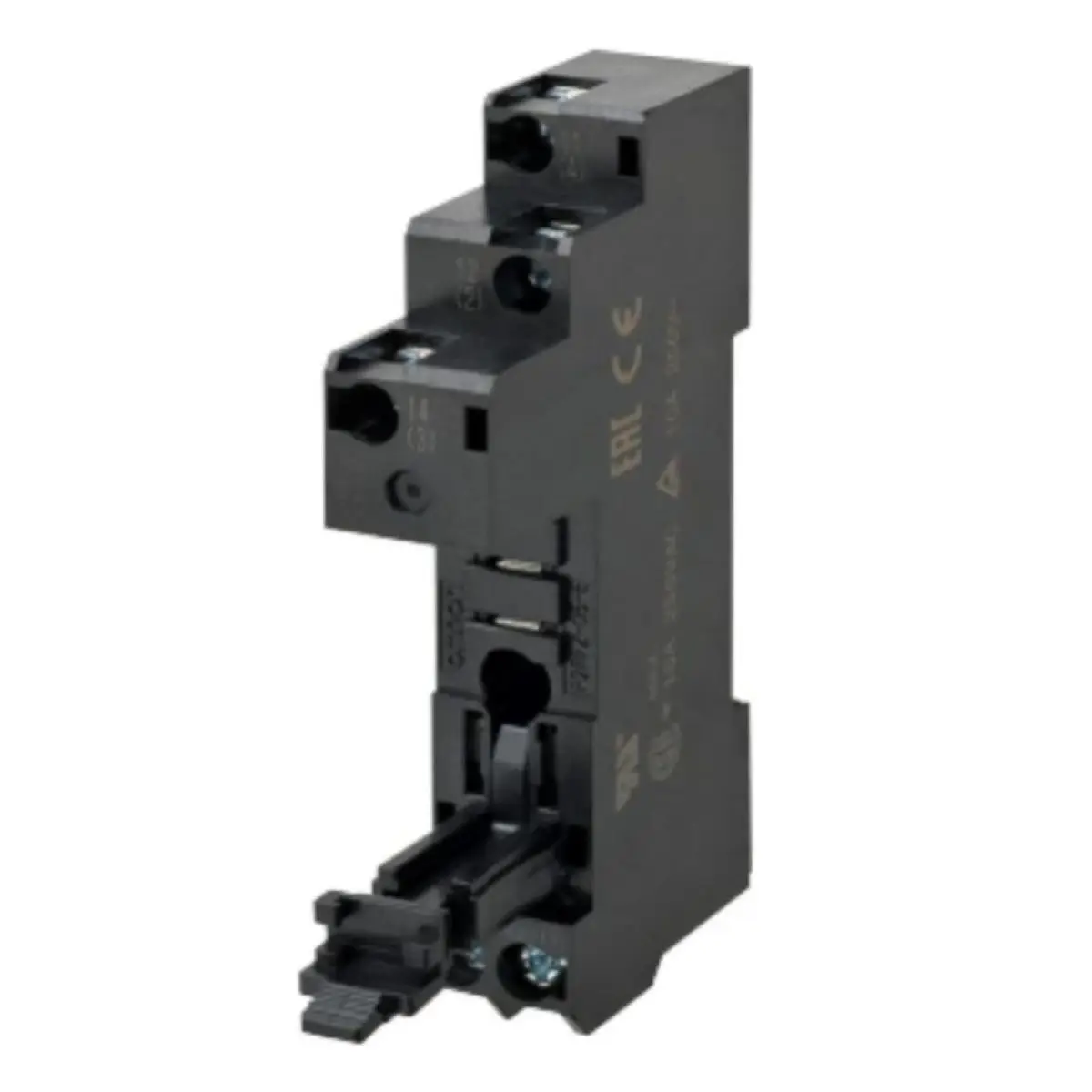 P2R 7101C P2RFZ-05-E BY OMZ/C Socket, DIN rail/surface mounting, 5-pin, screw terminals