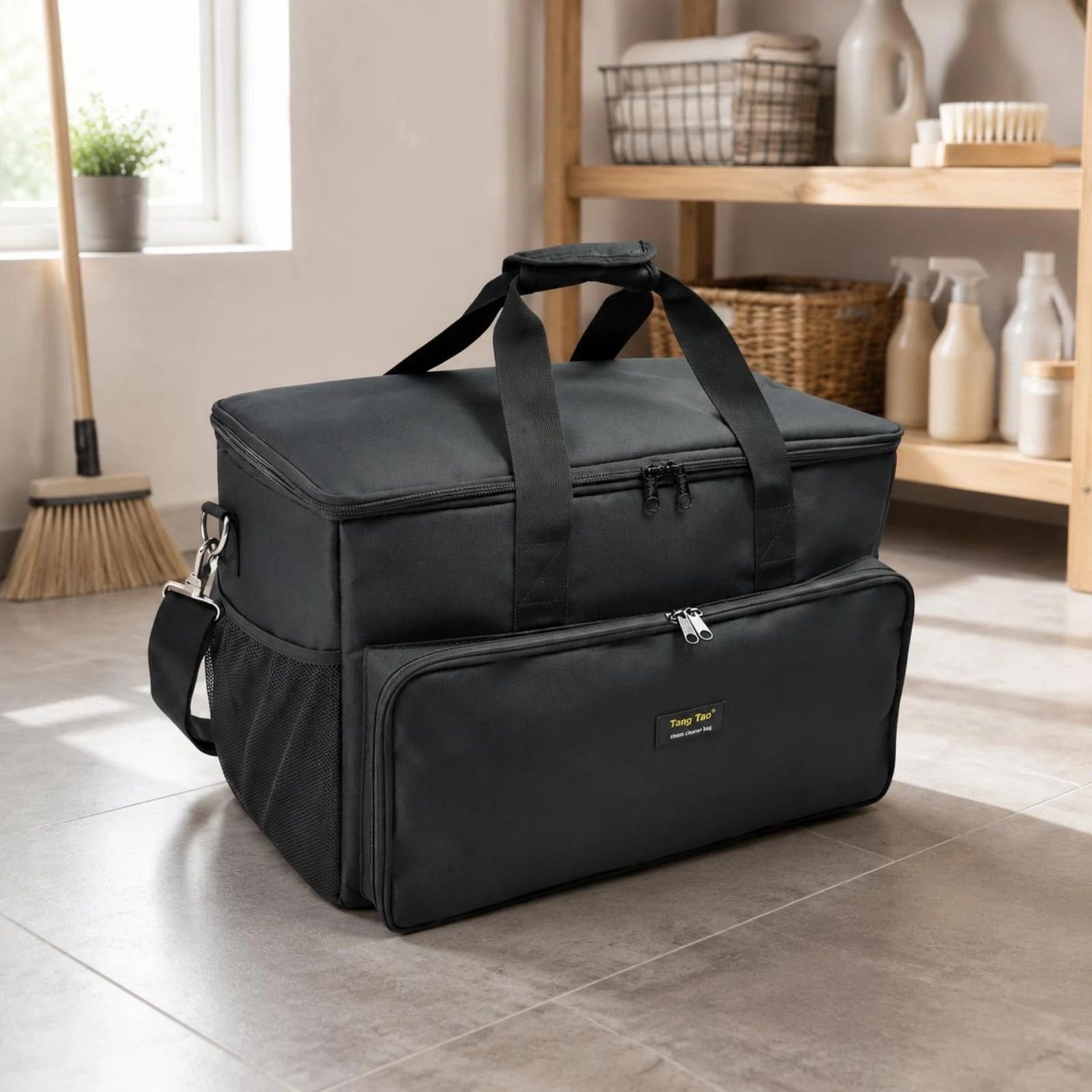 

Steam Cleaner Carry Bag Large Capacity Carpet Cleaner Carry Bag Adjustable Shoulder Strap Sturdy Material