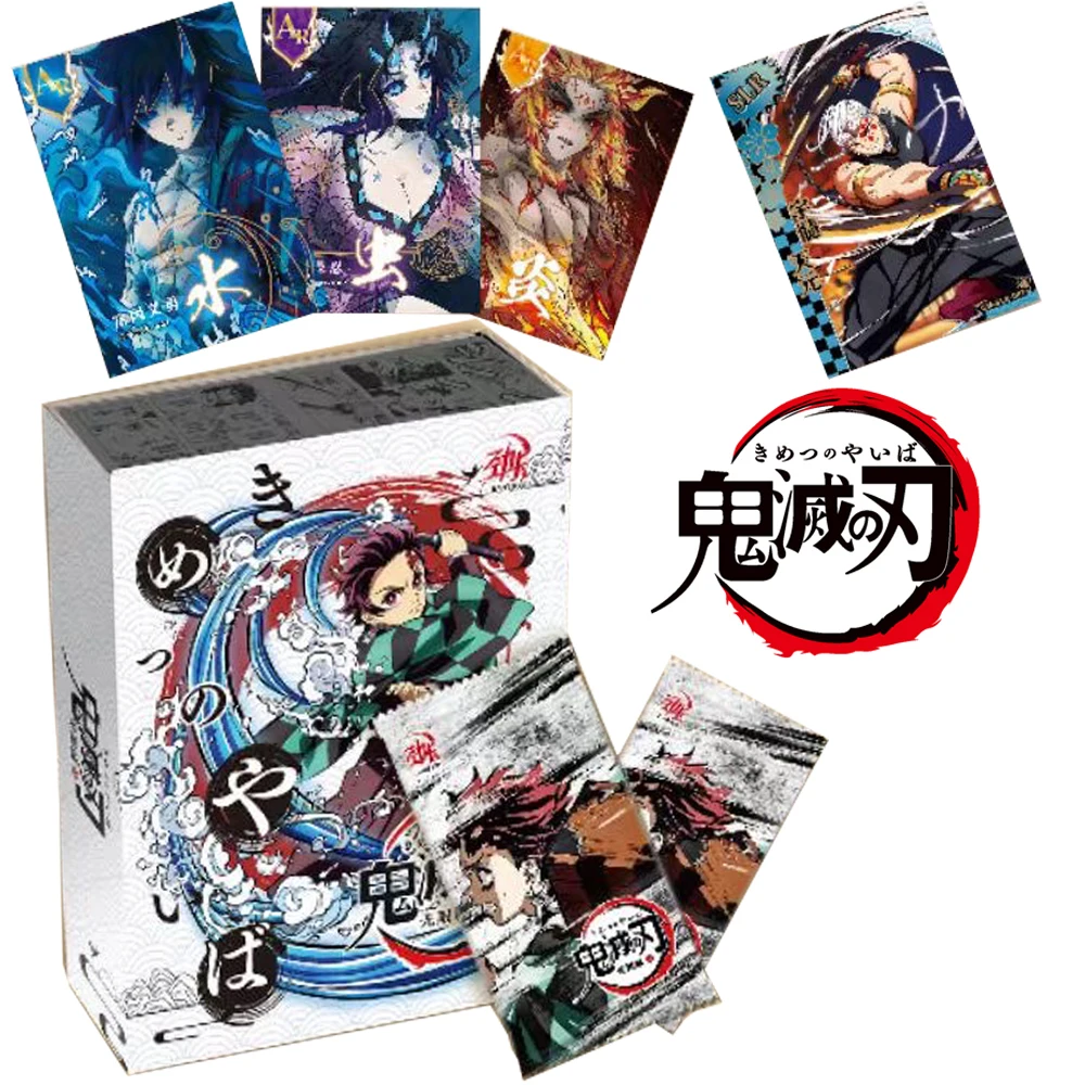 2024Newest Demon Slayer Collection Card Nezuko Kimetsu No Yaiba Japanese Anime Booster Box TCG Hobby Gift card