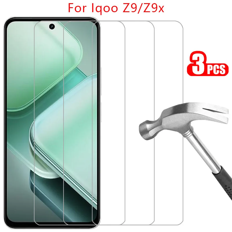 protective tempered glass for vivo iqoo z9 turbo z9x screen protector on iqooz9 iqooz9x z 9 x 9x 9z 5g phone film glas viv iqo