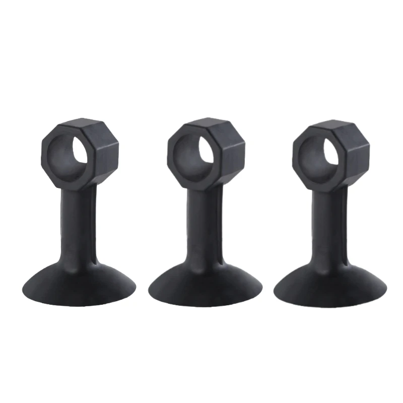 

Soft Silicone Door Stopper with Mute Suction Cup Anti-Damage Wall Protector Furniture & Door Handle Guard