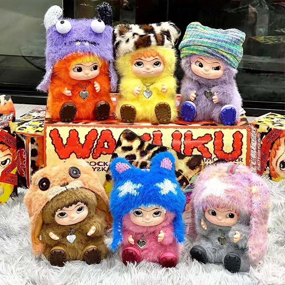 

Оригинальная плюшевая кукла Wakuku, коллекционная фигурка, серия «Забавная вечеринка», подарок для девочек, качественная игрушка, фигурка ручной работы, мягкая игрушка