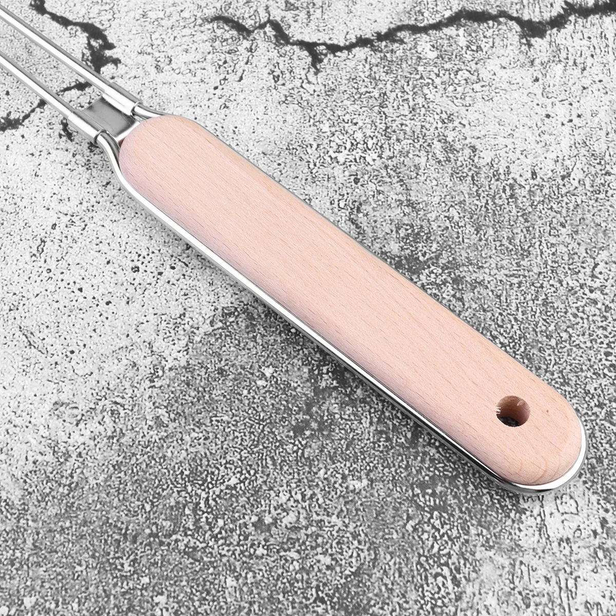 

Stainless Steel Colander Large 16cm Wooden Handle Heat Resistant Strainer for Home Restaurant Fried Food Skimmer Net Basket