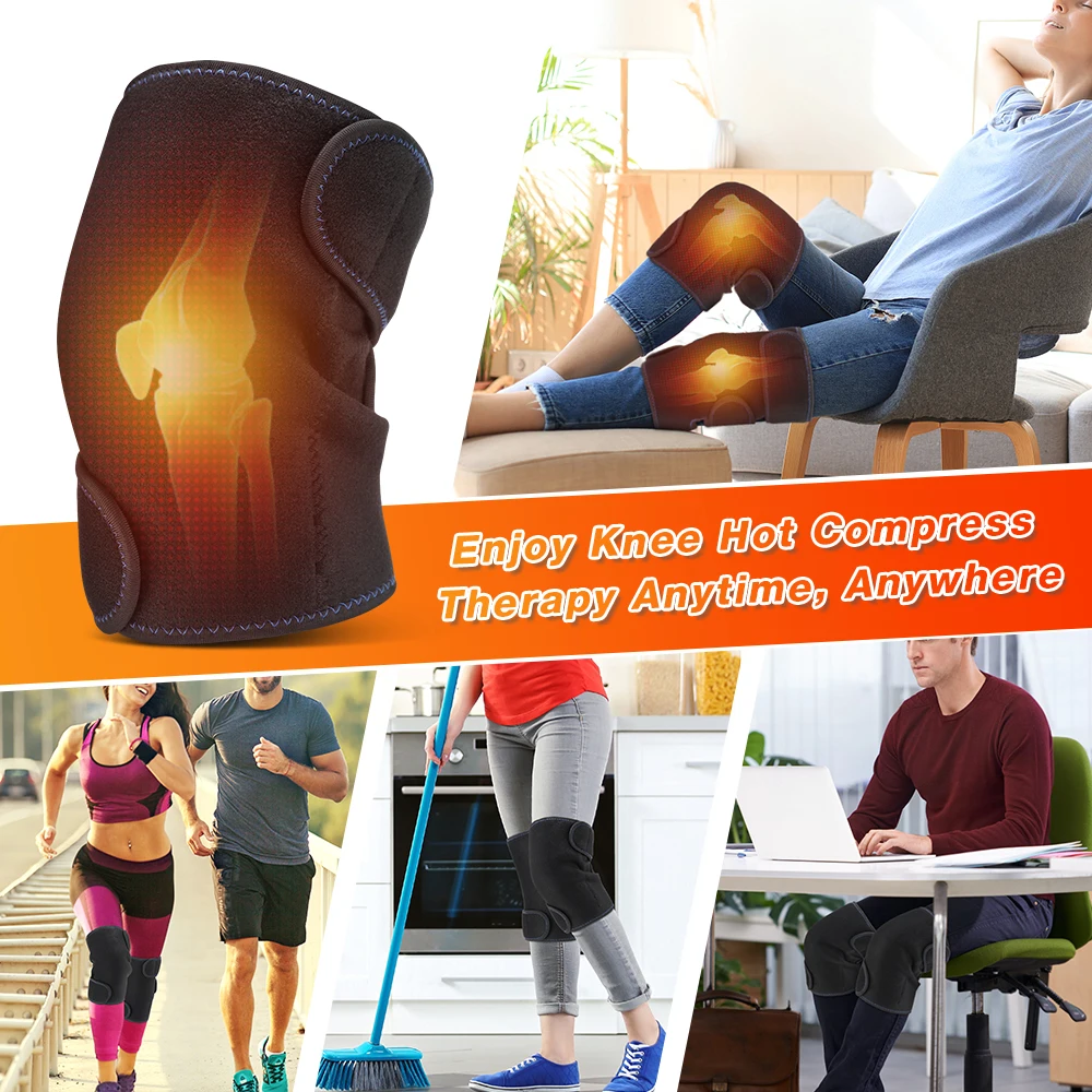 32pcs Tourmaline Self-Heating Knee Pads Relieve Pain Relief Support Brace Knee Joint Pain Knee Rehabilitation Health Care