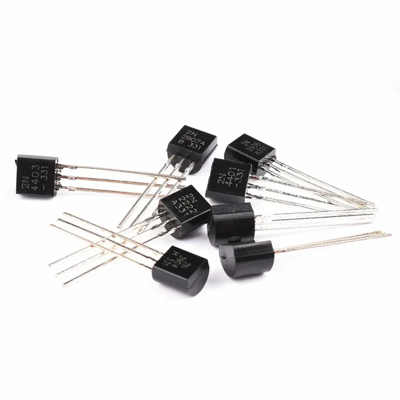 Transistor de puissance en ligne, triode, 2N3904, 2N3906, TO92, 100, 3904, PNP, NPN, nouveau, 3906, 3904, TO-92, lot de 3906 pièces